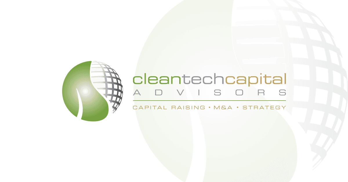 CleanTech Capital Advisors - Dedicated to CleanTech & Resource Efficiency