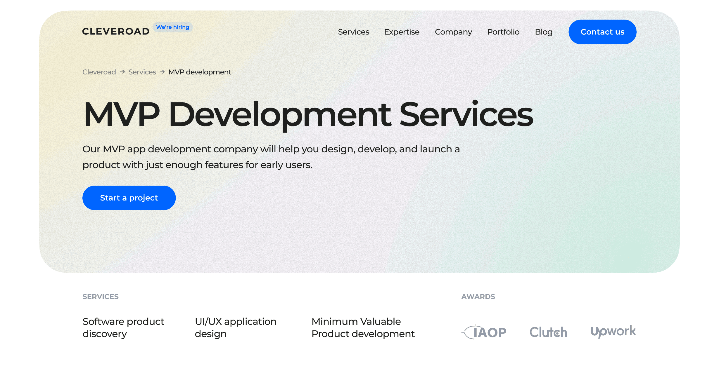 Product MVP Development Services for Startups | MVP development company image