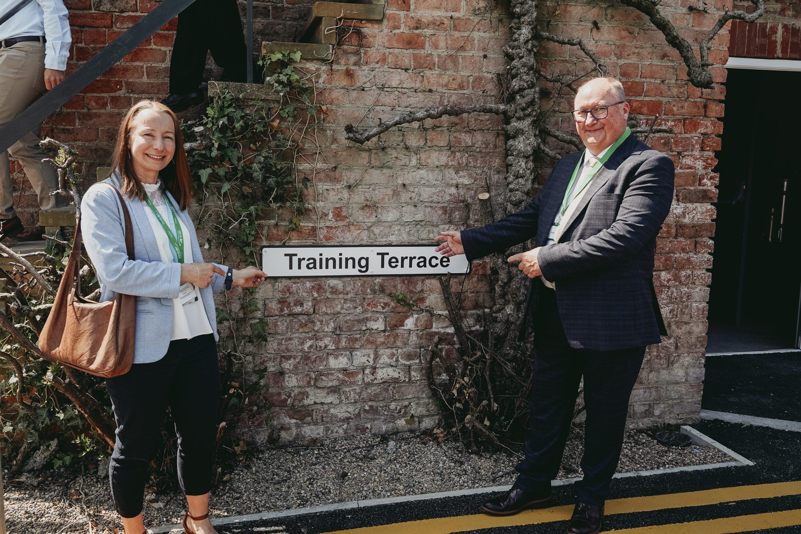 Lindsay Talks Takes the Spotlight at Grand Unveiling of Training Terrace - Develop Training