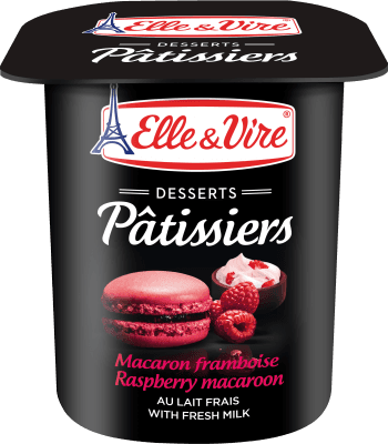 Product Raspberry Macaroon - Our desserts -             Elle & Vire
     image