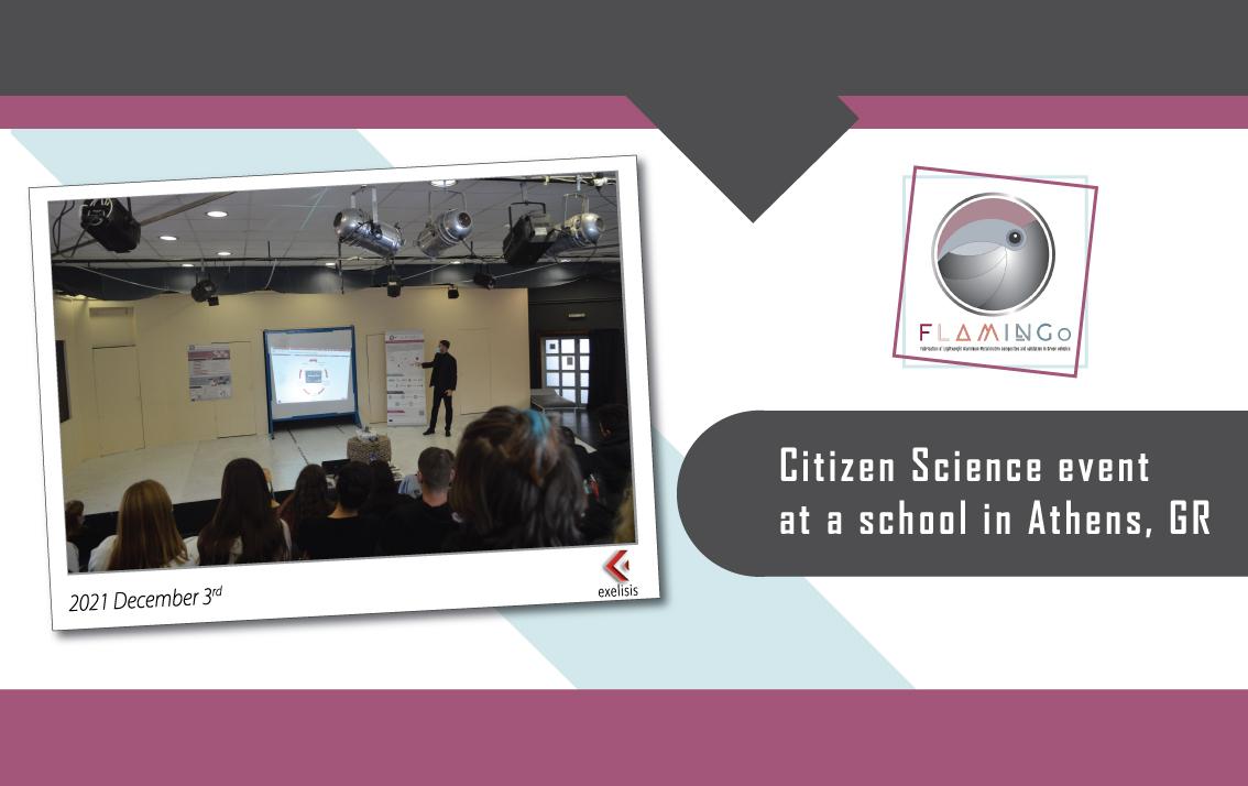 Citizen Science event at a school in Athens, Greece - The FLAMINGo Project