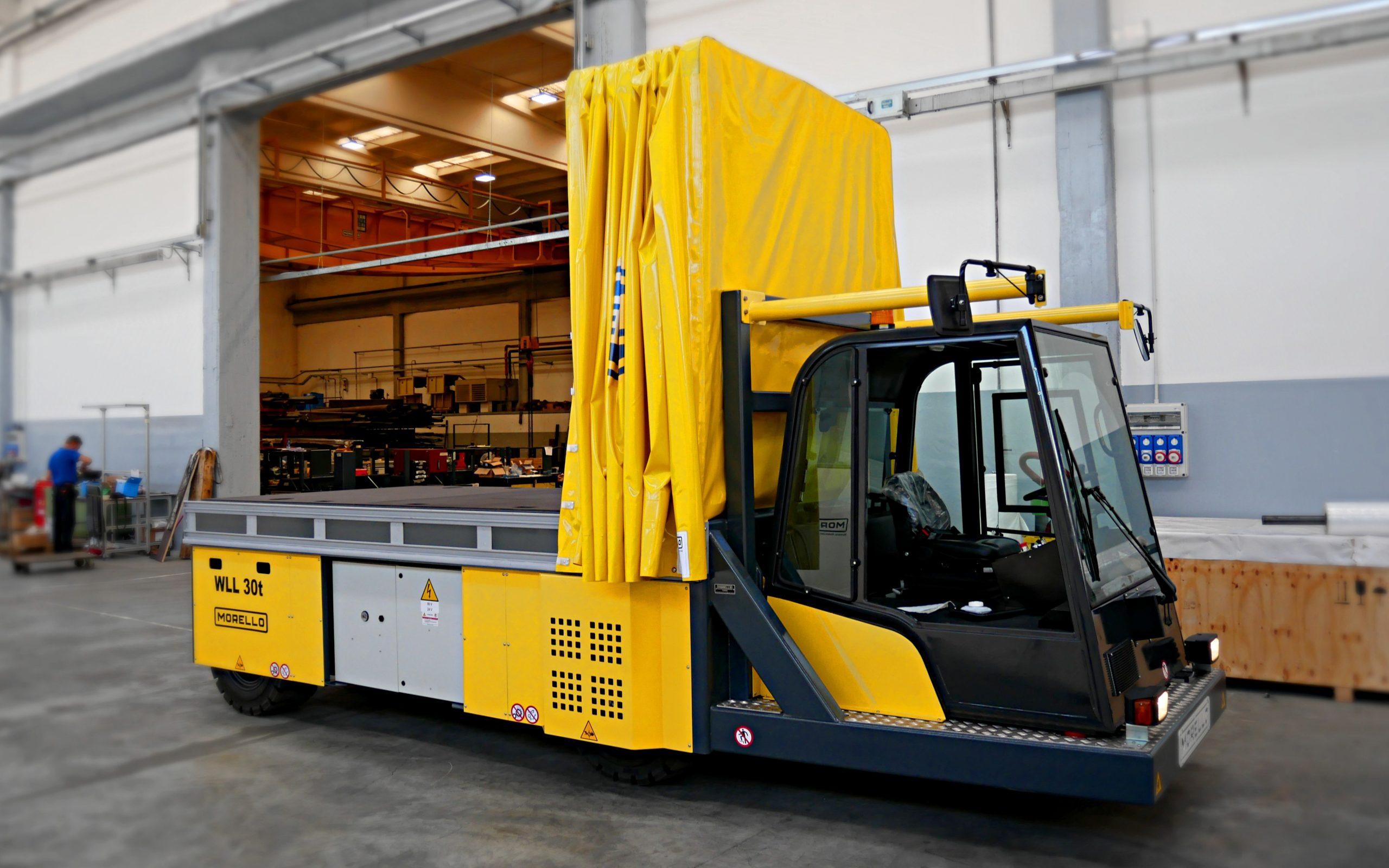 Image for Electric Platform Trucks for Heavy Duty Material Handling | Morello Srl