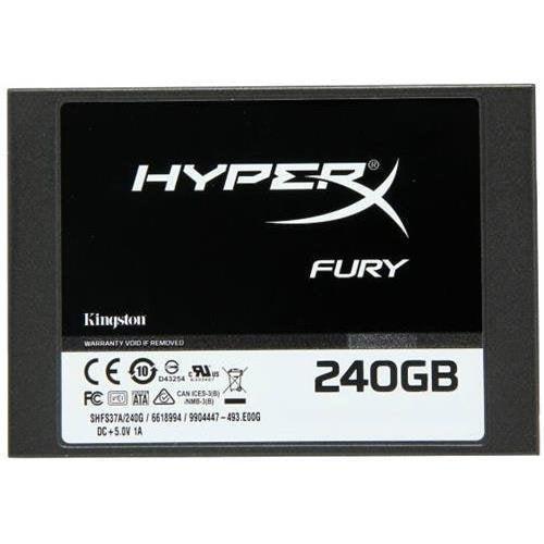 Product SHFS37A/240G Kingston HyperX FURY Series 240GB MLC SATA 6Gbps 2.5" SSD — Rebuild IT image