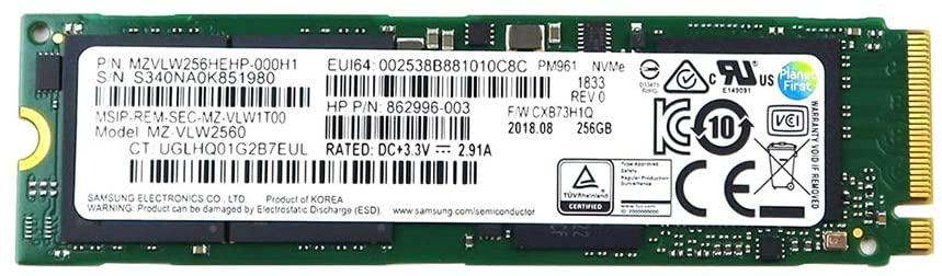 Product Samsung PM961 SSD 256GB M.2 NVMe — Rebuild IT image