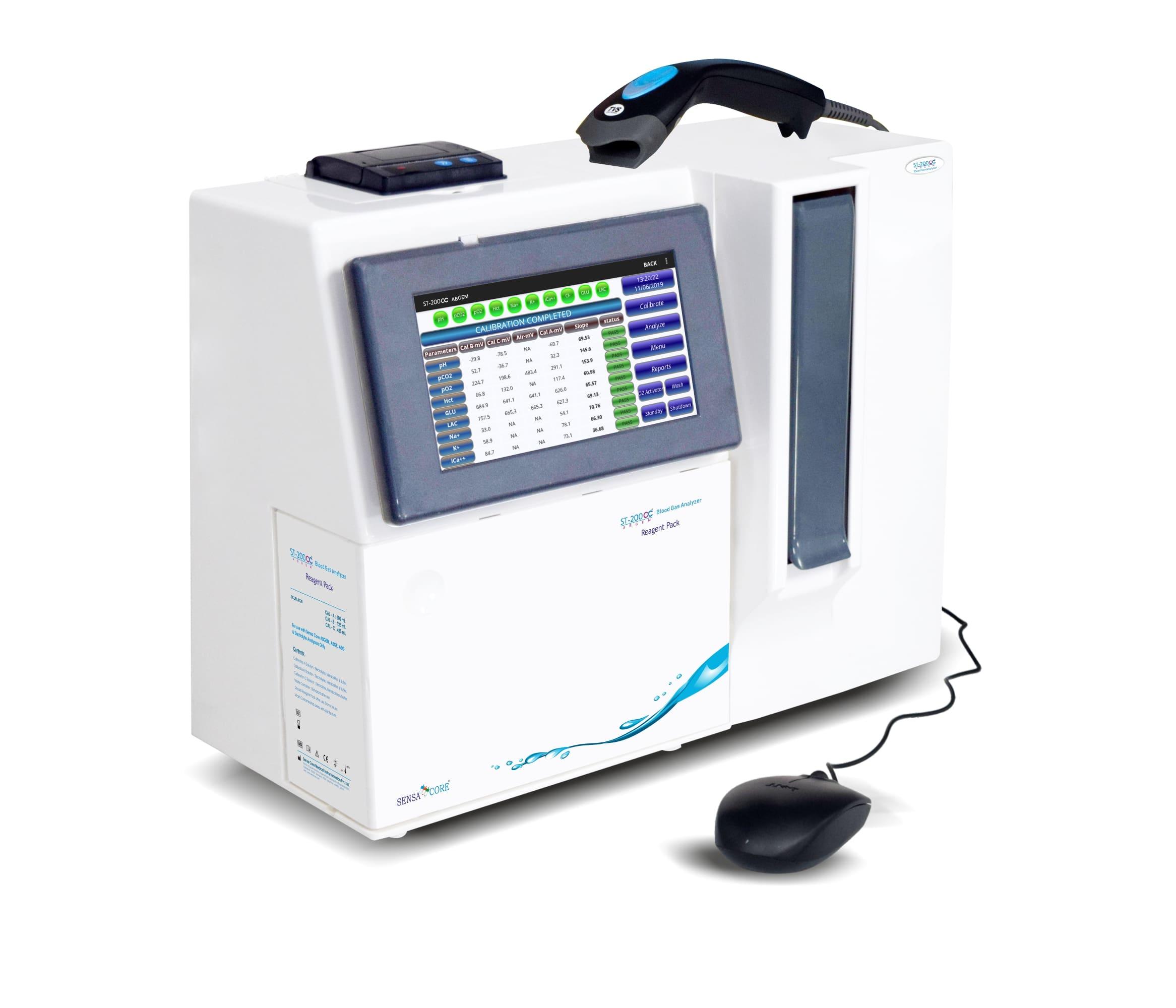 Blood Gas Analyzer | Affordable Arterial Blood Gas Test | Sensa Core