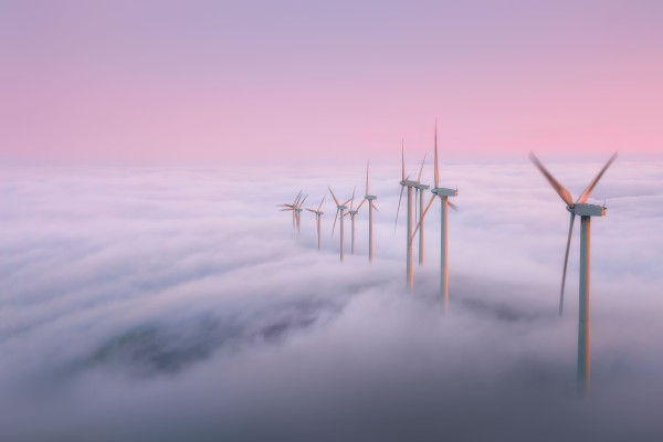 Windmills above the Clouds
