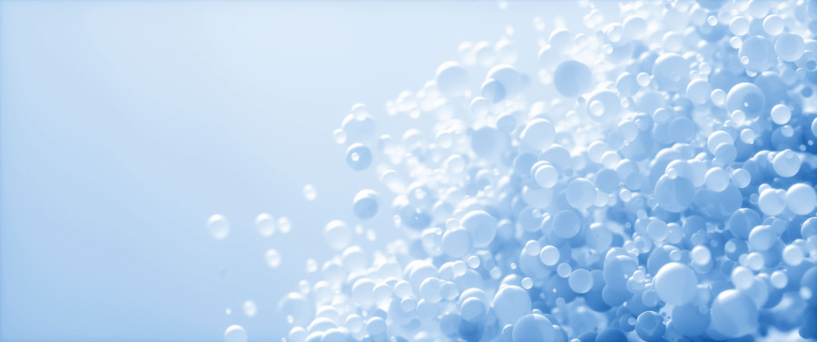 A blue Backgrund with hundret of bubbels