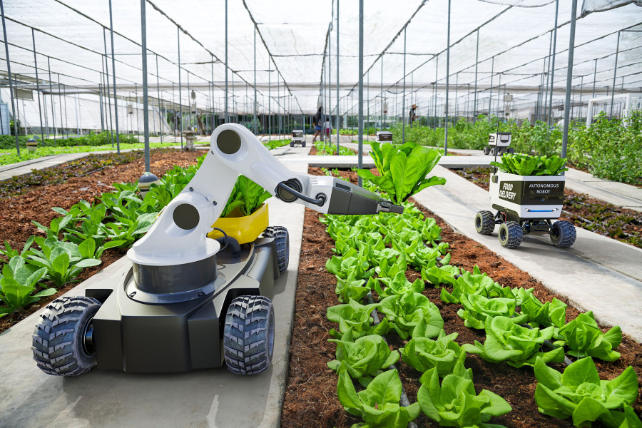 Agriculture farming robot
