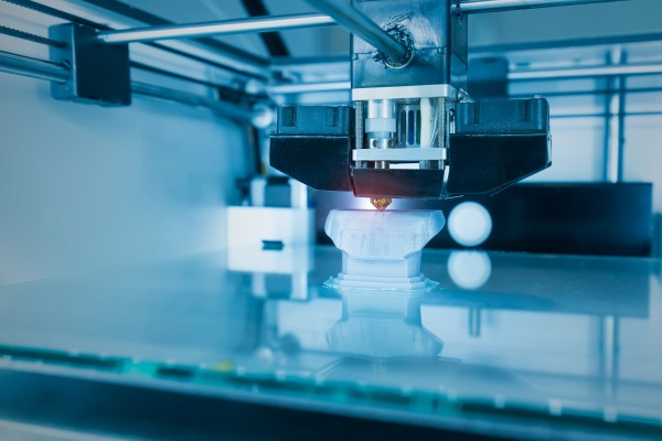 Image of a 3D Printer Printing an Object